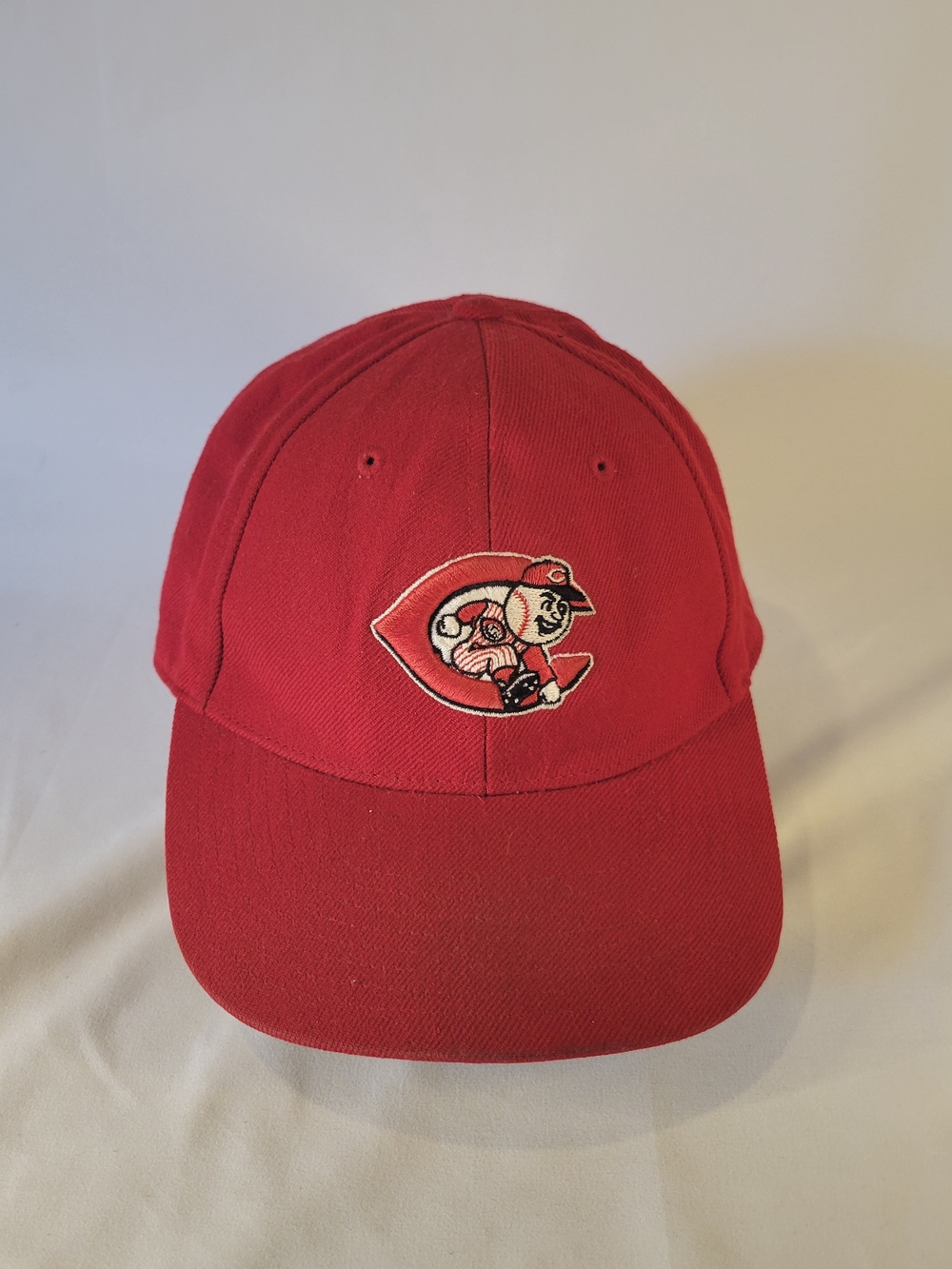 Nike Team Cincinnati Reds Mr. Redlegs Fitted Hat Cap 7 1/2